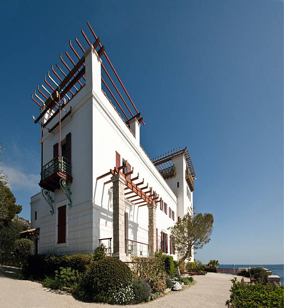 Villa Kérylos in Beaulieu-sur-Mer. About 2010. (Photo by Imagno/Getty Images) .